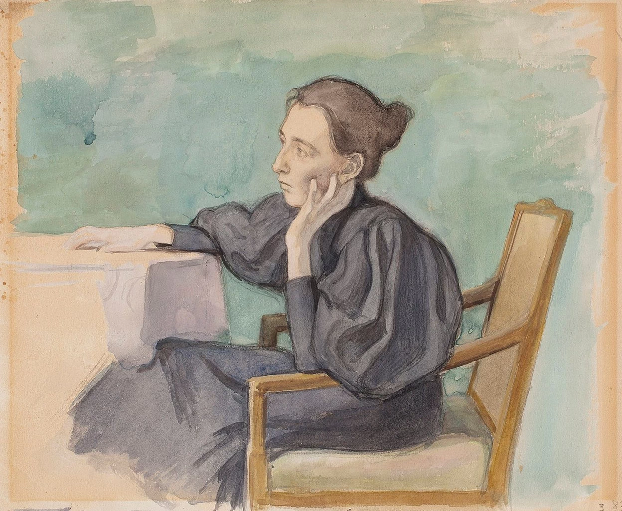 Eero Järnefelt - Ritratto di Aino Sibelius, Finnish National Gallery, Helsinki